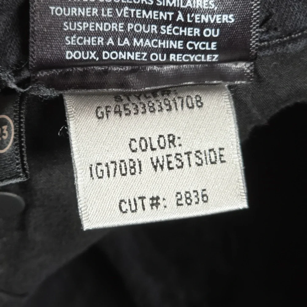 GRLFRND Kendall Skinny Jeans Size‎ 23 Black Westside Mid-Rise Stretch Normcore